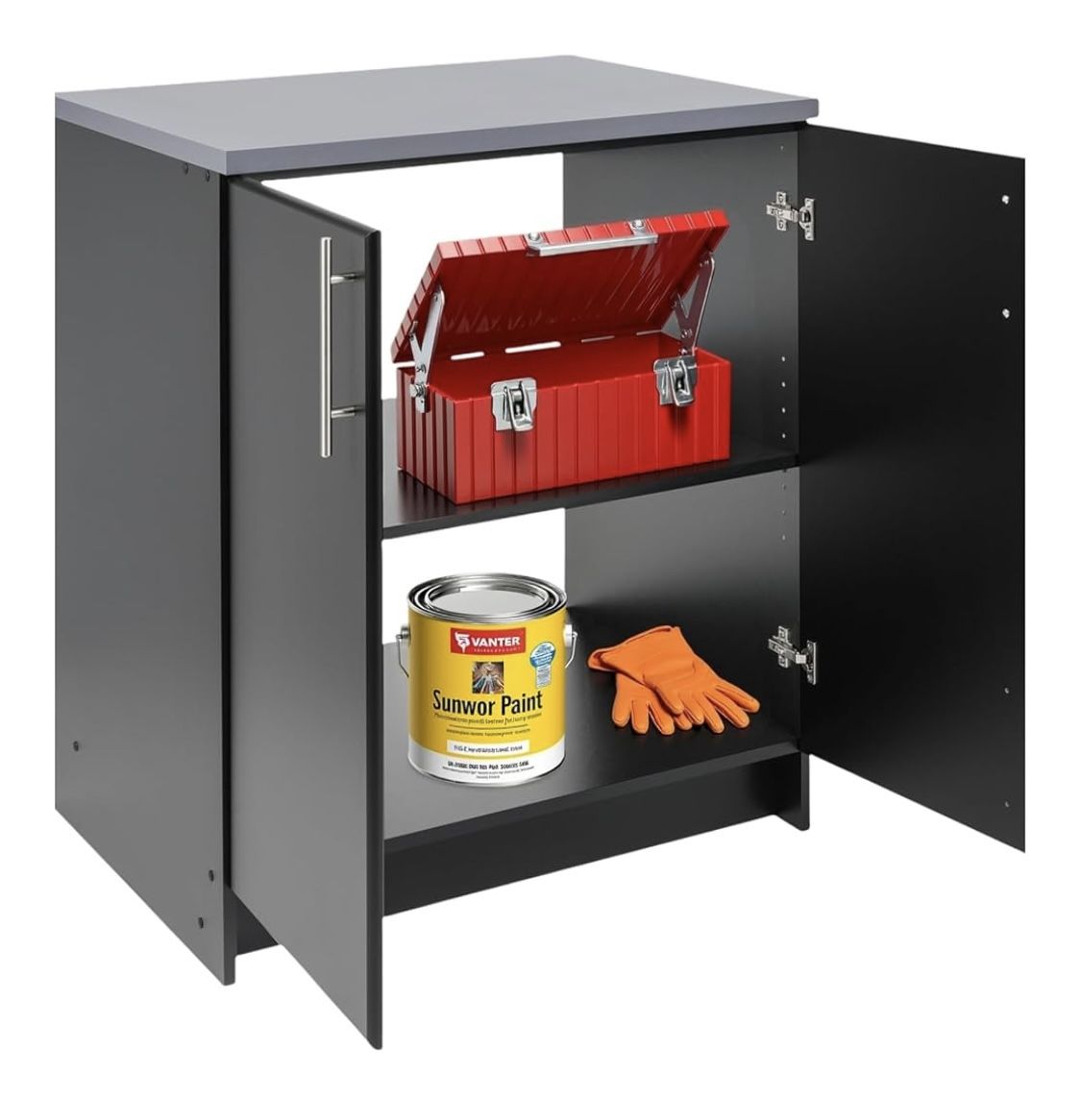 New Just Assembled Storage Cabinet 