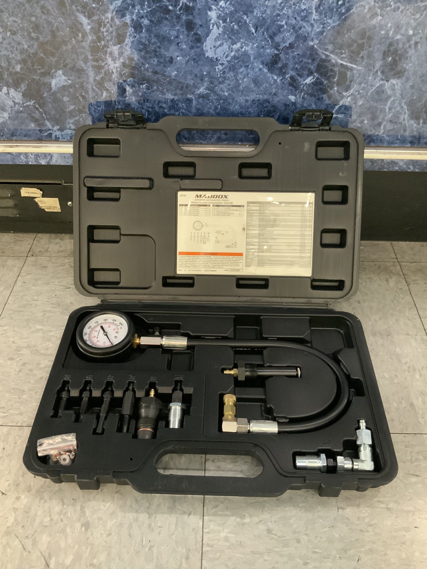 Maddox Deluxe Diesel Compression Test Kit MT91