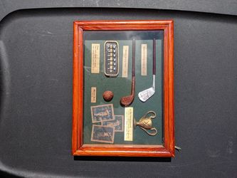 Golf shadow box