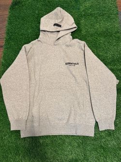 Fear of God Essentials Grey Pullover Hoodie