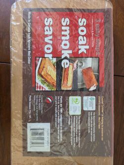 Cedar smoke planks