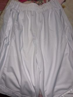 White pro club shorts