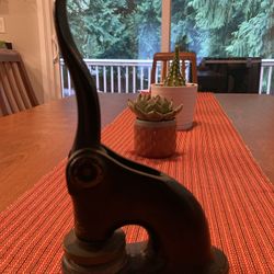 Antique Cast Iron Embosser Rolf Newman Engineer STAMP SEAL