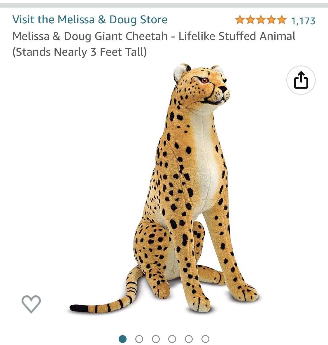 Melissa &Doug Giant Cheetah