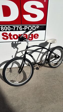 Black Beach Cruiser Bicycle