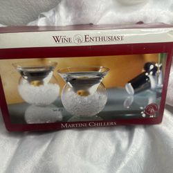 The Wine Enthusiast Martini Chiller Set Of Two