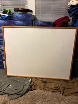 XLarge 36”x48” Whiteboard with Wood Frame