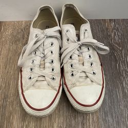 White Converse Low-Tops