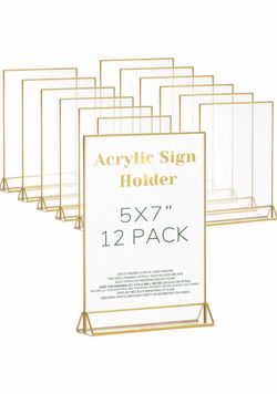 Table sign holder in gold (12)