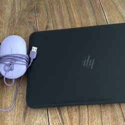 Computer with its original charger and comes with mouse