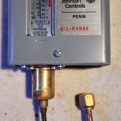Johnson Controls P70AA-118 Pressure Fan Cycling Control w/ 1/4" External Flare