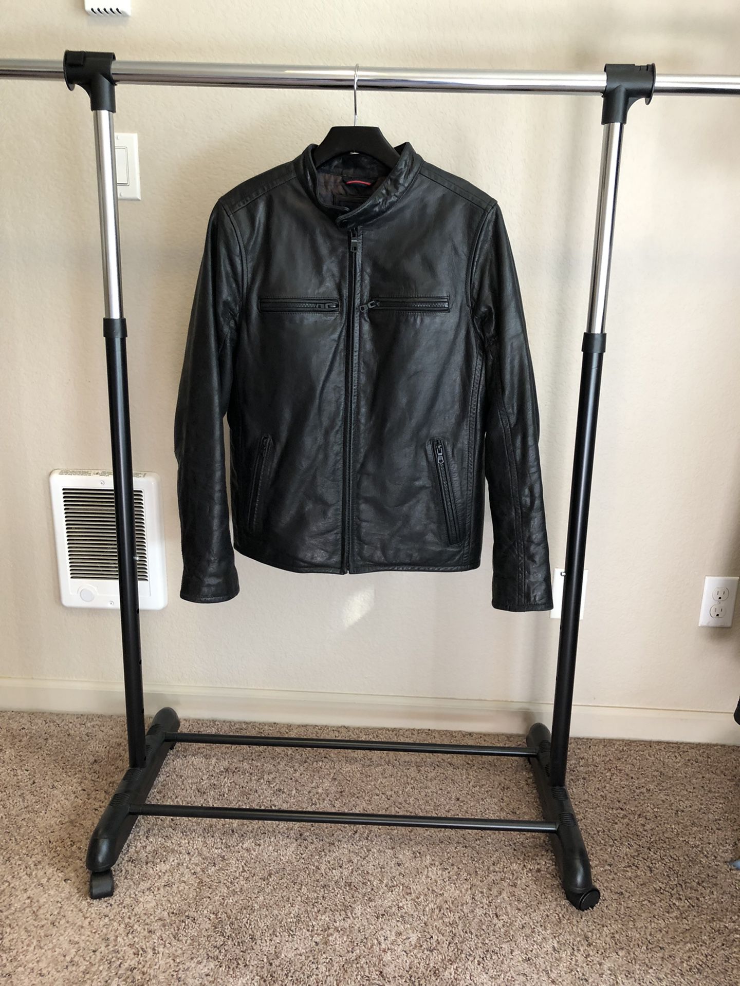 Tommy Hilfiger Black Leather Jacket