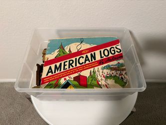 199 Pieces American Logs Set by Halsam