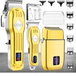 Professional Hair Clippers Trimmer And Shaver Set