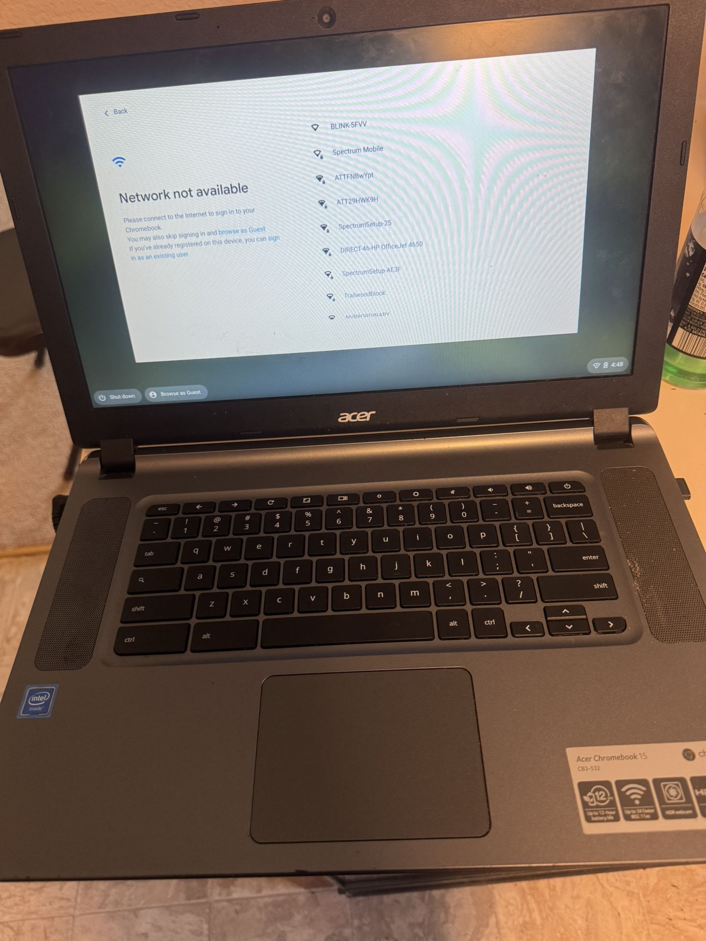 Acer 15” Chromebook