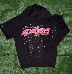 Sp5der Black Hoodie