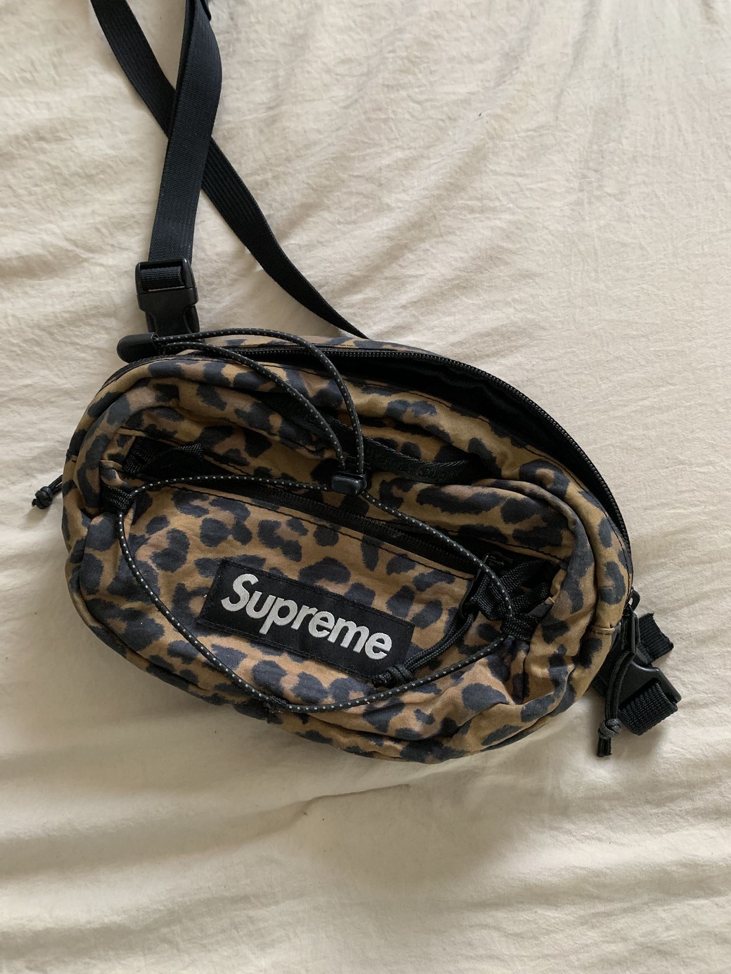 Supreme Leopard Print Bag
