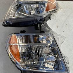 05-08 Nissan Frontier Pathfinder Headlights Luces Micas Calaveras Faros Faroles Focos Headlamps 