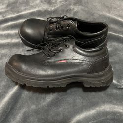 Red Wing King Oxford Black Leather Steel Toe Electrical 6633 Mens Size 11.5 EE