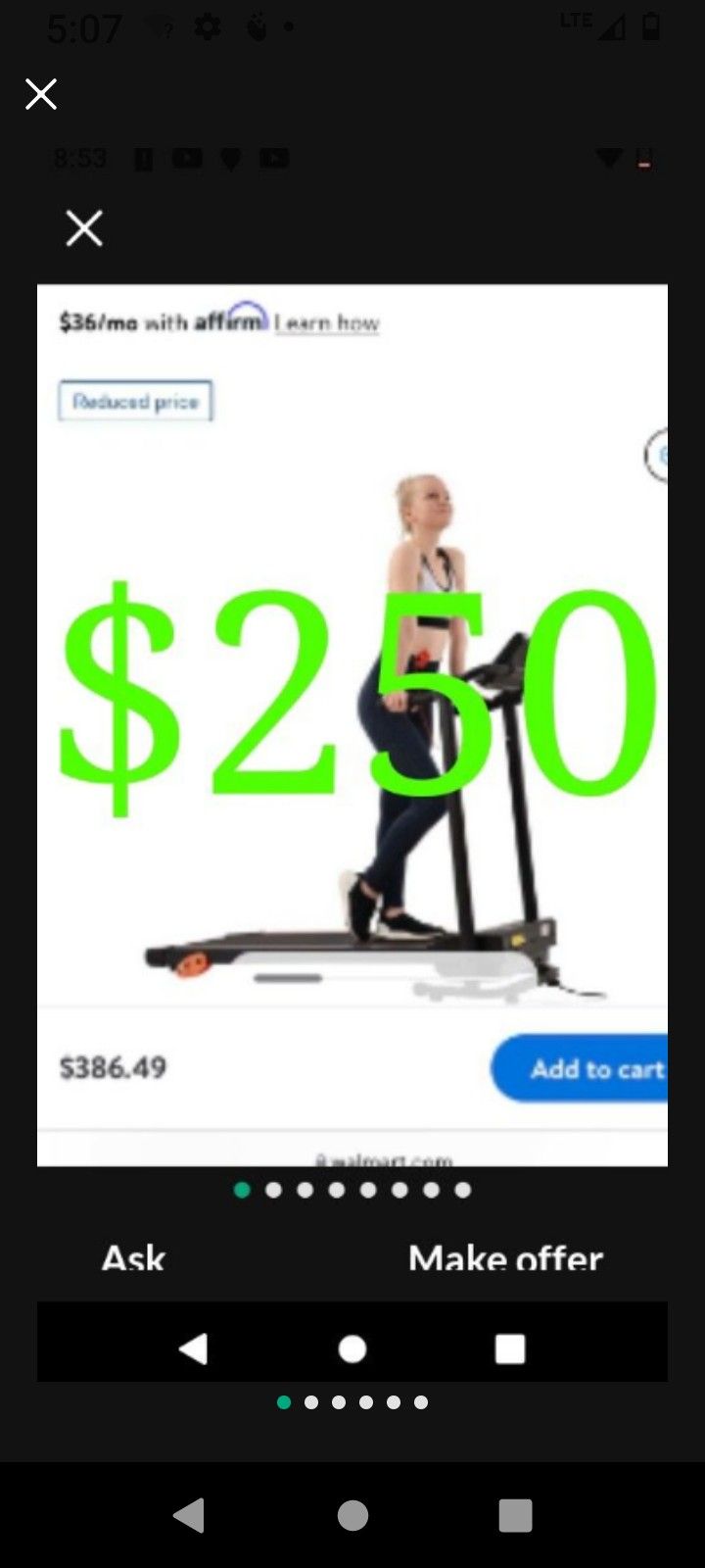 Exercise Equipment Gym Equipment Power Treadmill Foldable Treadmill Electric Treadmill Fitness Equipment