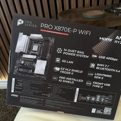 MSI X870 Motherboard - Pro Series! WiFi 7, AMD AM5