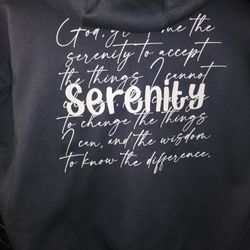 Custom Serenity Prayer Hoodie