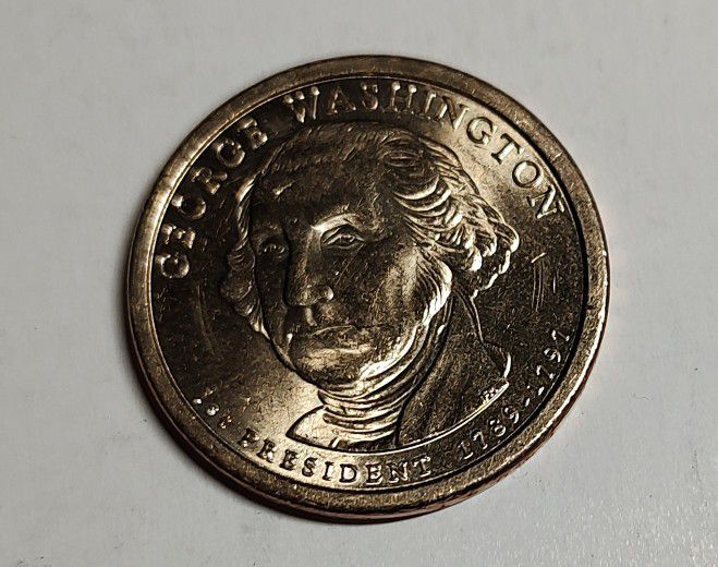 George Washington (1(contact info removed)) Presidential  Coin Position A
