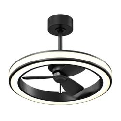 Brand New Artika Edwin 23” LED Chandelier Ceiling Fan – Remote Included – NIB