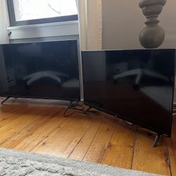 Smart TV’s “38 Vizio and “32 TCL Roku TV