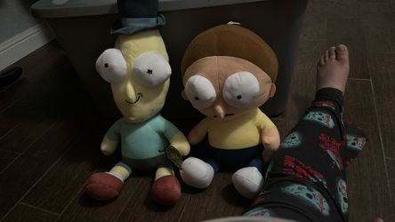 Morty and Mr. PB Plushies
