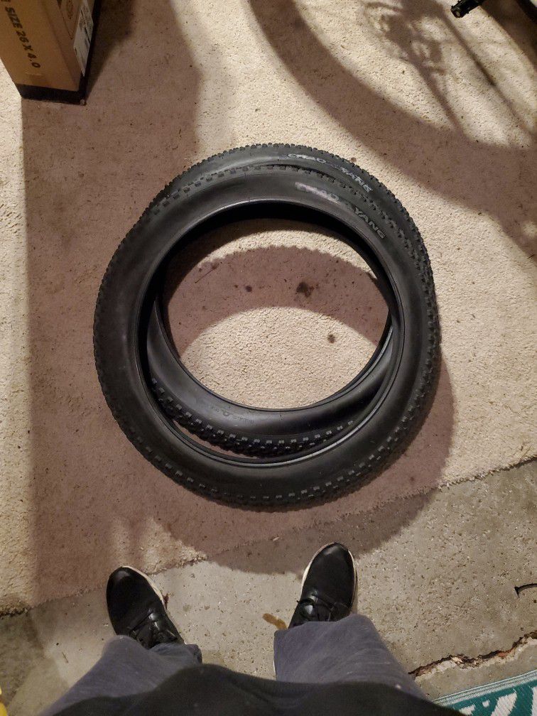 Lightly Used 26x4 Fat Ebike Tires