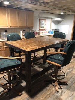 Table 42” Hight 36” Wide 66” long