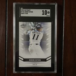 2018 Leaf Draft Year Shohei Ohtani #DY-01