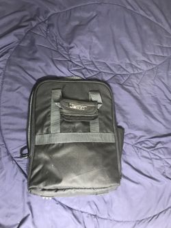 Black Strapless Laptop Bag