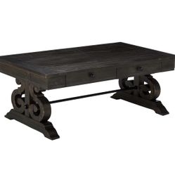 Heavy Wood Coffee Table Great Condition