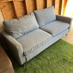 Light Blue Single Sofa