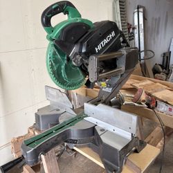 Metabo 12 in compound sliding miter saw 
