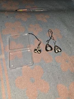 Planchette Enamel Phone Charms Set of 3