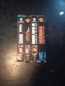 Out for Justice, Hard To Kill, On Deadly Ground, Fire Down Below on VHS 