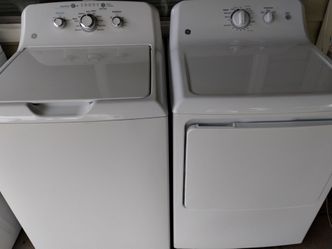 Set GE washer and electric dryer