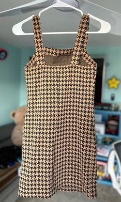 SHASA COLLECTION Black & Gold Abstract Pattern Dress Women Size M NEVER USED