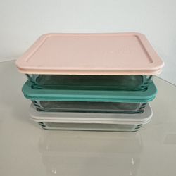 Pyrex Glass Meal Prep Food Storage Containers