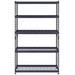 3x Husky 5-Shelf Metal Shelving Units