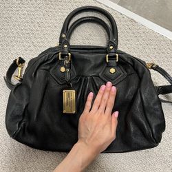 Black Leather Marc By Marc Jacobs Bag