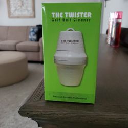 The Twister golf ball cleaner