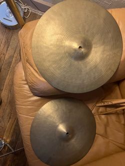 Zildjian K 14” hi-hats, Istanbul, “intermediate’ stamp” 1959-67