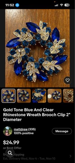 Unique, baroque scarf holder