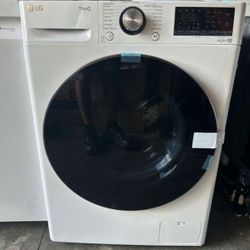 24 in. W 2.4 cu. ft. SMART All-in- One Compact Front Load Washer & Ventless Dryer Combo in White wit