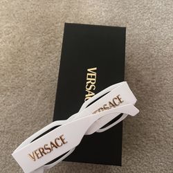 VERSACE SIGNATURE RECTANGULAR SUNGLASSES