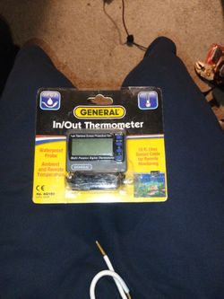 Waterproof Digital Thermometer In/Out 